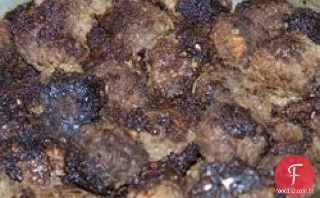 Almôndegas De Alce De Mel E Alho