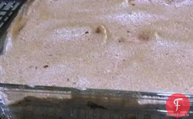 Pudim de Chocolate com merengue