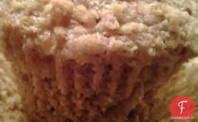 Muffins De Farelo De Maçã Streusel