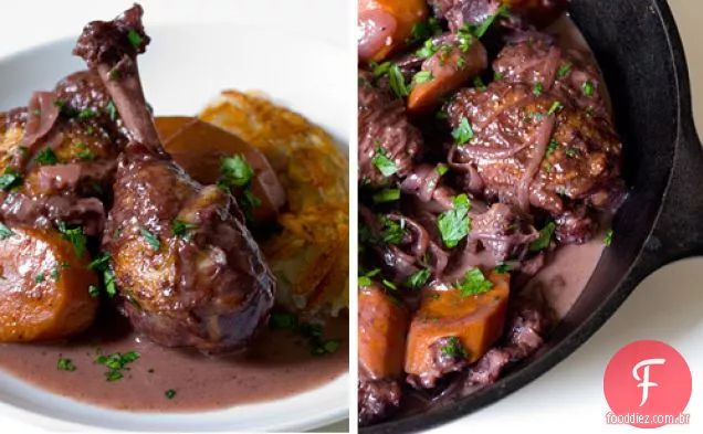 Comer por oito dólares: Coq Au dois buck Chuck