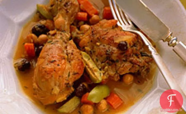 Frango Refogado Com Azeitonas