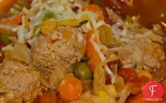 Sopa de Almôndega saudável II