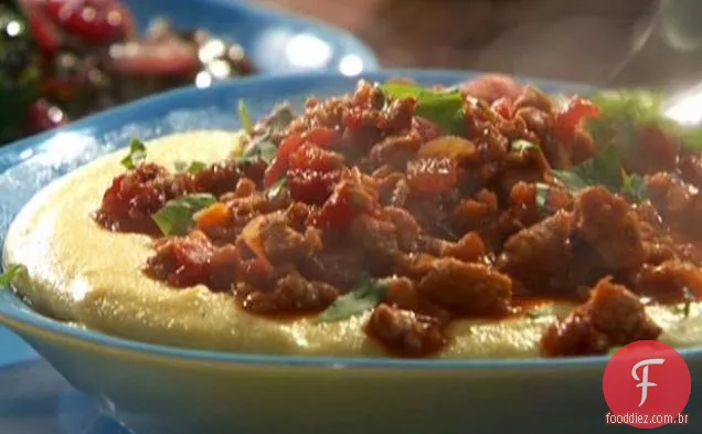 Peru Ragu com Polenta