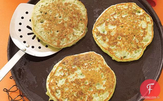 Panquecas de ervilha com Bacon