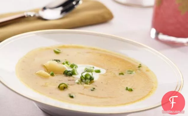 Bisque De Alho-Poró De Batata
