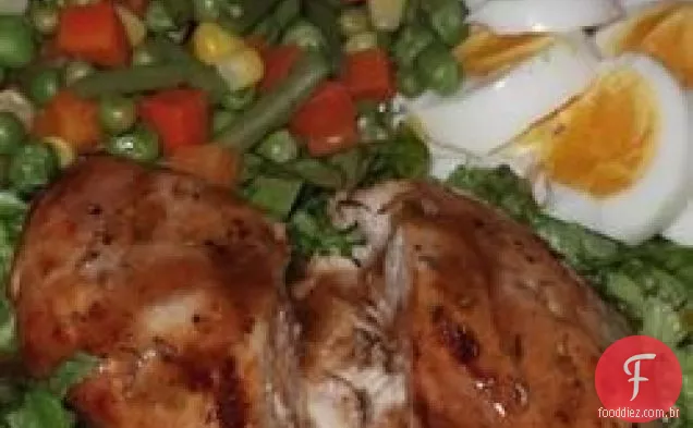 Salada De Frango Com Limão Preto