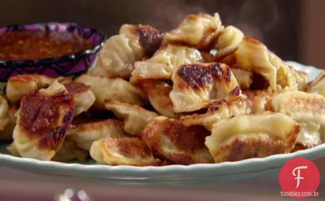 Fácil Camarão Potstickers