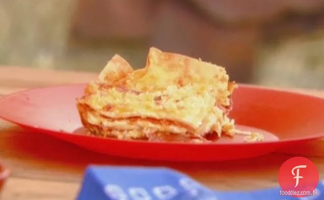 Pepperoni, macarrão com queijo