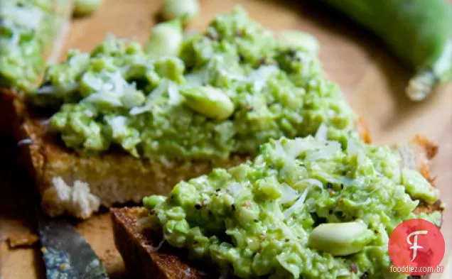 Broad Bean Crostini
