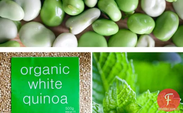 Salada De Quinoa Com Favas E Limão Preservado
