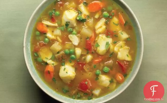 Sopa De Peixe Com Curry