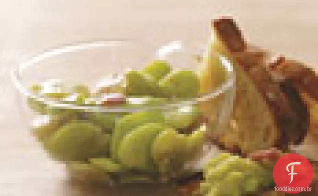 Fava feijão e Pancetta