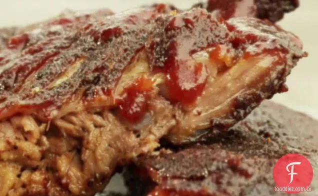 Costelas sobressalentes para churrasco tequila
