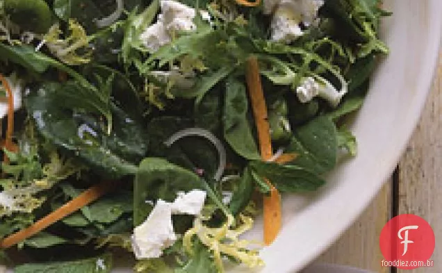 Salada De Primavera Com Feijão Fava