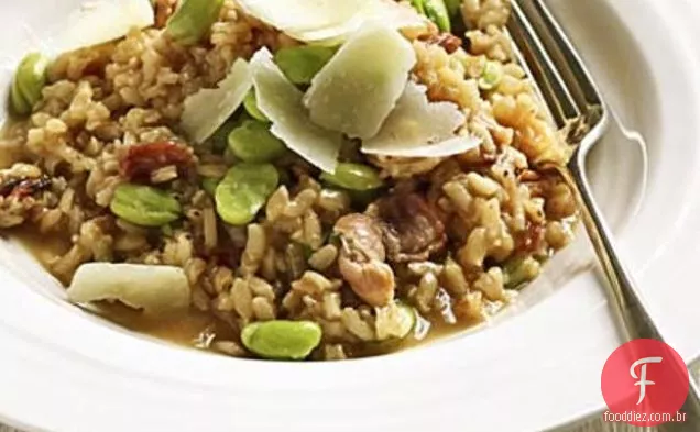 Risoto De Feijão Largo E Bacon