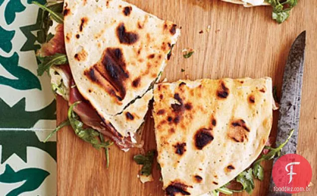 Prosciutto-Mozzarella Piadine