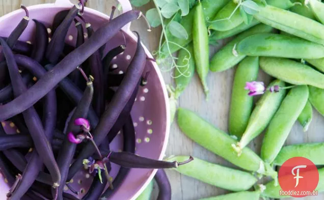 Painço Com Verduras De Primavera Cozidas No Vapor E Seu Vinagrete De Limão