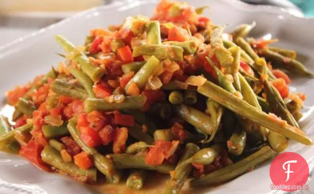 Feijão e tomate