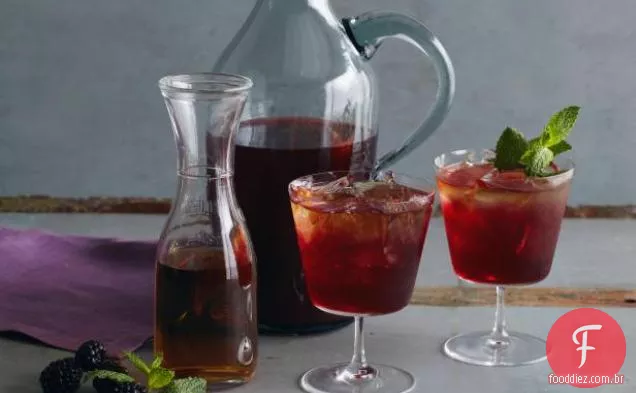 Blackberry-Chá Gelado De Bourbon