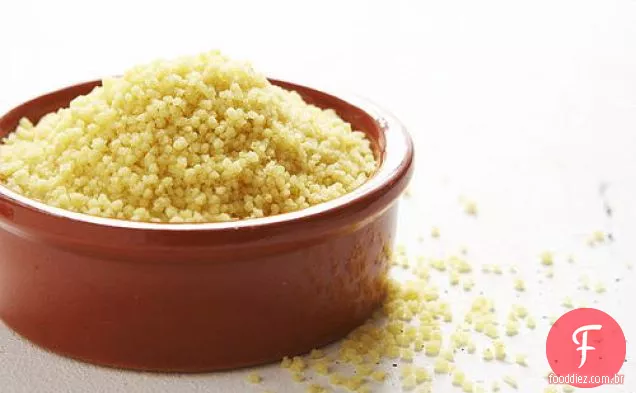 Cuscuz com vegetais de Primavera