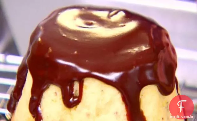 Mini Bolo De Pedaços De Chocolate Laranja