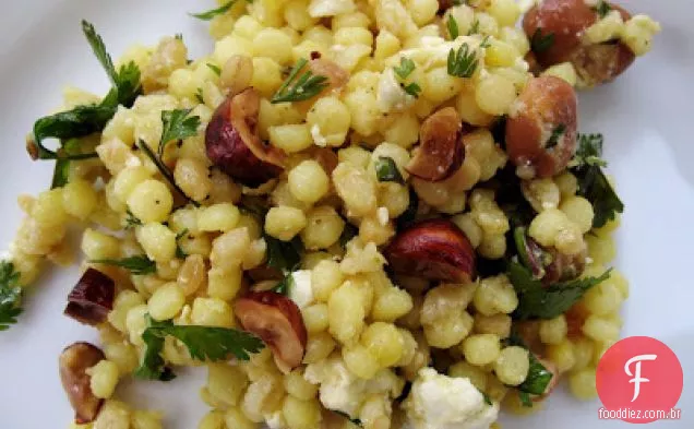 Salada De Piquenique De Cuscuz Israelense