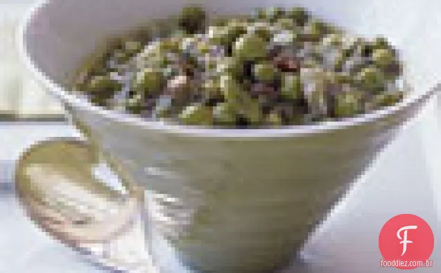Feijão Fava, ervilha e guisado de alcachofra
