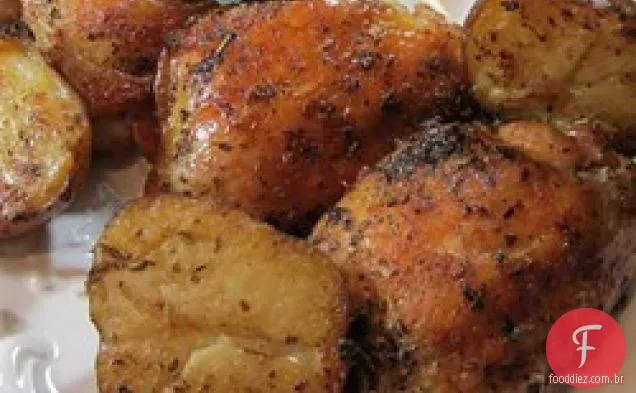 Prato De Frango De Dar Água Na Boca