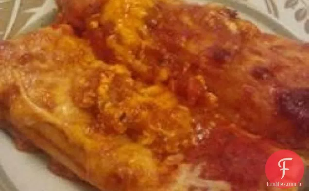 Manicotti com queijo