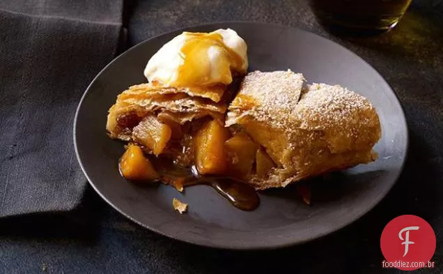 Caramelo Salgado-Strudel De Maçã