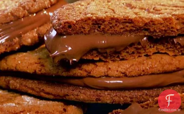 Sanduíches De Biscoito De Melaço