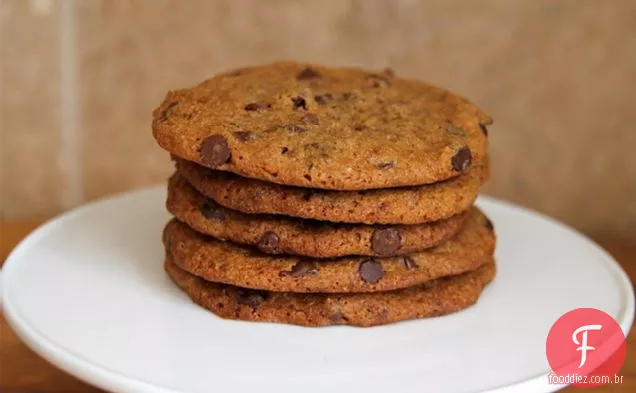 Glúten/laticínios/ovo / soja livre vegan Toll House Chocolate Chip Cookies