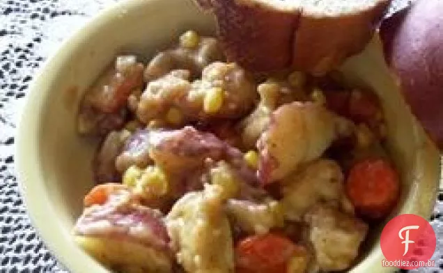 Frango sufocado da avó