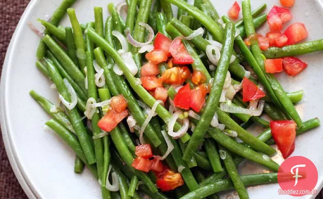 Haricot Vert Com Chalotas