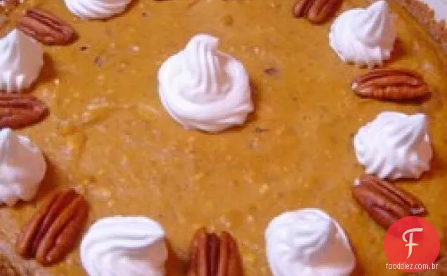 Torta De Cheesecake De Abóbora
