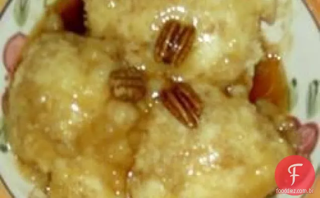 Bolinhos e alegria arrogante (molho de caramelo)