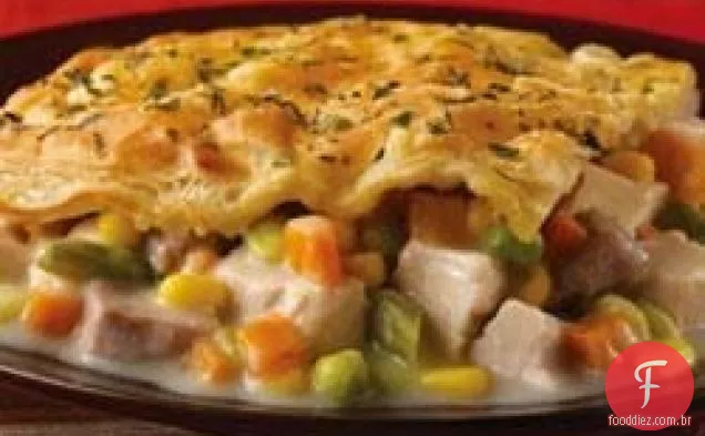 Torta De Frango Com Crosta De Ervas Salgadas