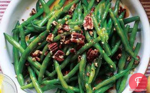 Feijão Verde Com Nozes E Receita De Vinagrete De Bordo