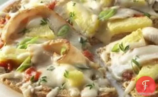 Monterey Jack Pita Pizza