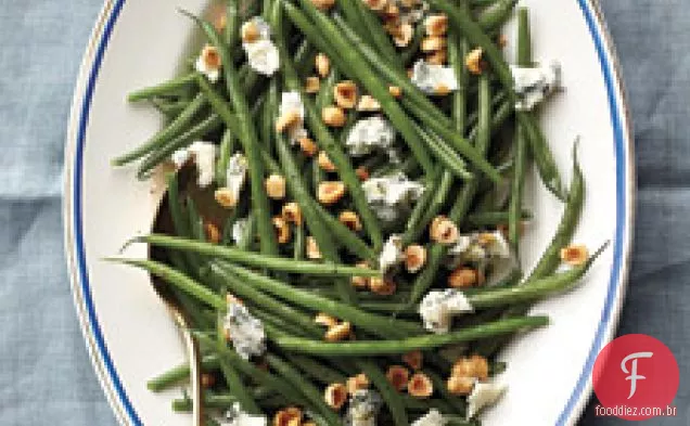 Feijão Verde Com Avelãs E Gorgonzola