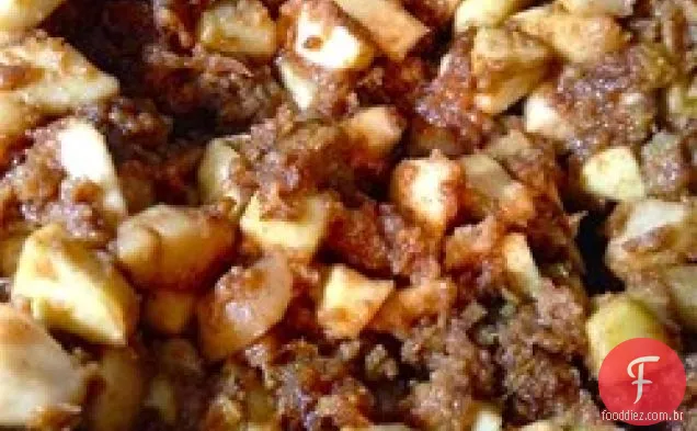Lento Cozido Maçã Marrom Betty