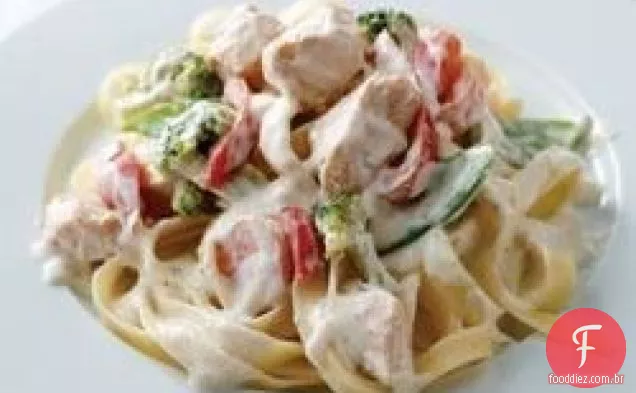 Frango Primavera com macarrão