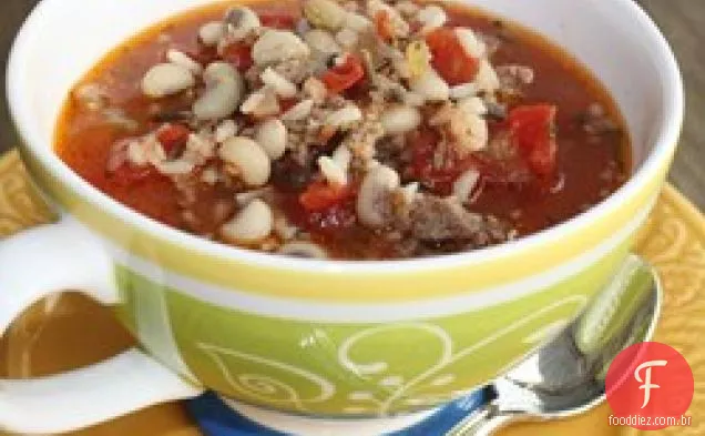 Quick Hoppin ' John Soup