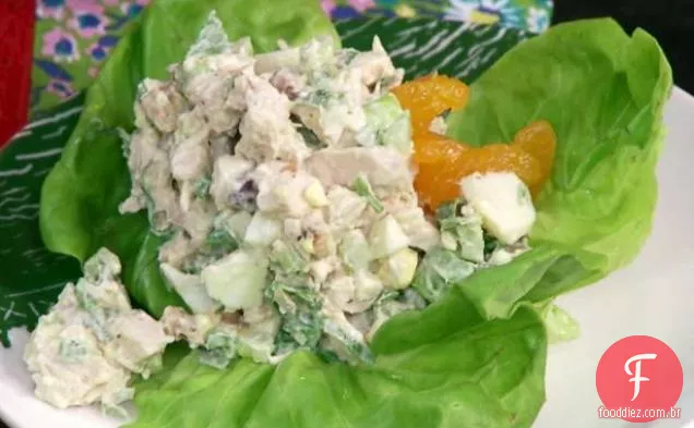 Salada De Frango Laranja Noz