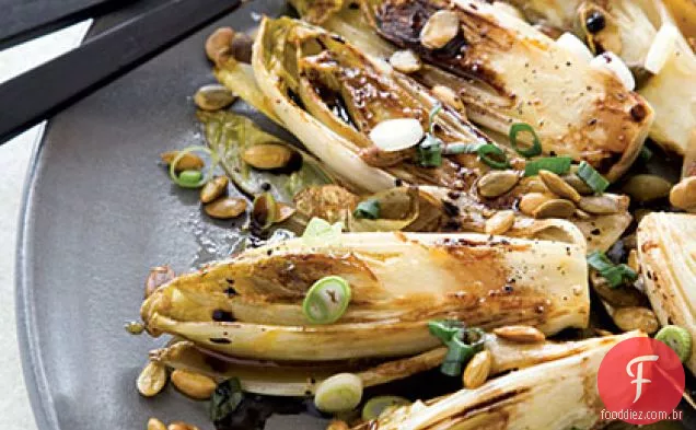 Gin-and-Orange-Juice-Braised Endives