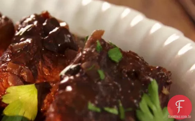 Vinho Tinto Carne Refogada Costelas Curtas