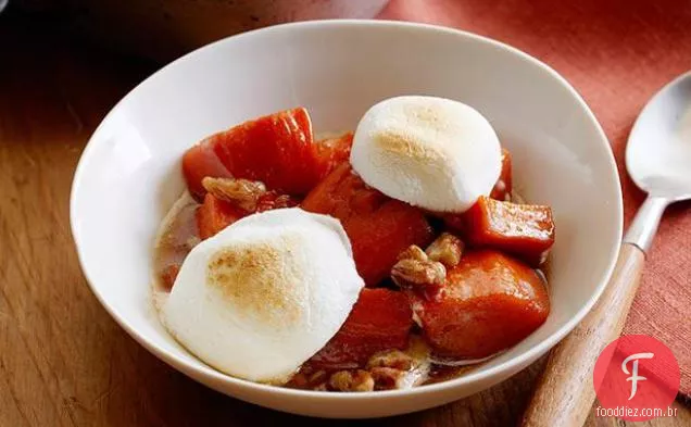 Batatas doces e Marshmallows