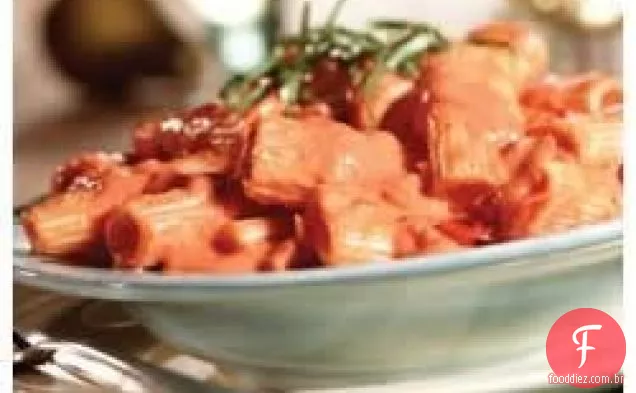 Rigatoni em molho de Vodka
