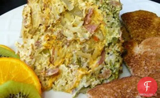 Omelete Ocidental Fogão Lento