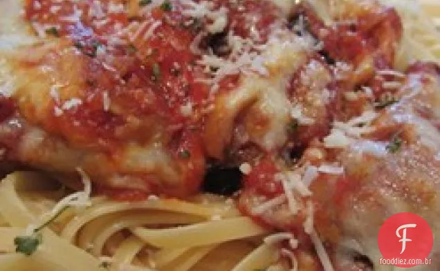 Parmesão De Berinjela Com Molho Caseiro Fácil